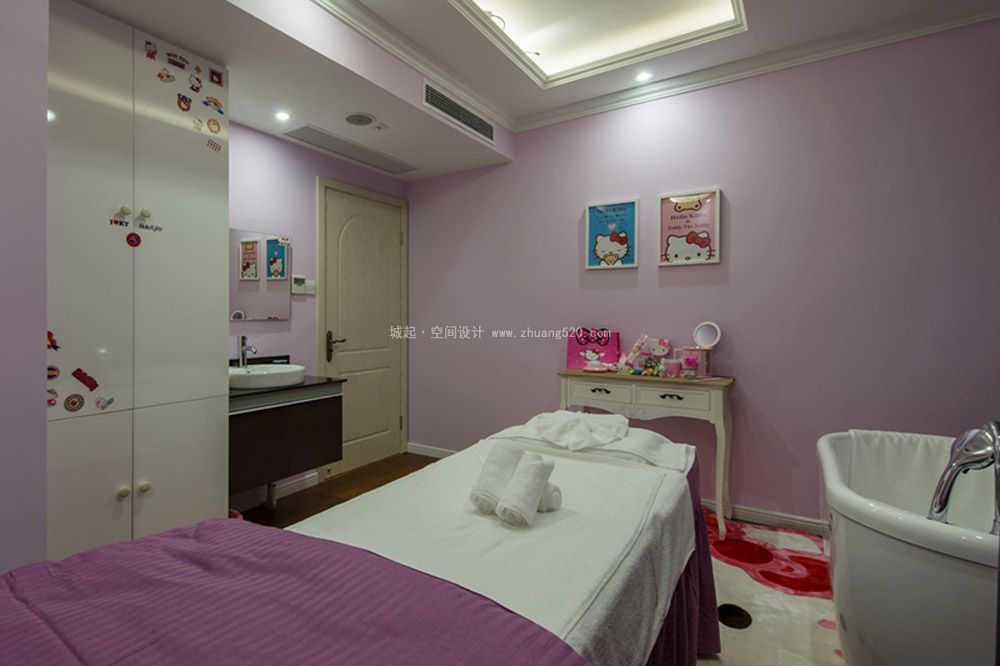 美容院空間布局效果圖 娛樂空間裝修案例圖片,美容院空間布局效果圖