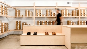 鞋店專賣店裝修實景圖,鞋店專賣店裝修案例圖