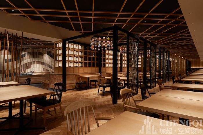 自助餐廳裝飾案例圖,自助餐廳裝飾效果圖