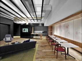 工業(yè)風辦公室公共區(qū)裝修效果圖