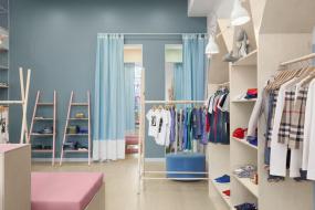 童裝店陳列簡(jiǎn)裝修效果圖