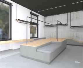 童裝店門面櫥窗裝修圖片