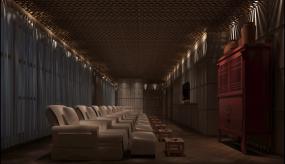 足療門面室內(nèi)吧臺裝修效果圖片