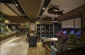 咖啡廳吧臺裝修效果圖片欣賞