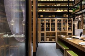 湘菜飯店大廳設(shè)計裝修效果圖片欣賞