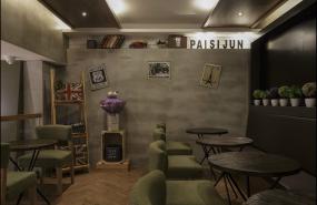 國外咖啡廳吧臺設(shè)計效果圖片2018