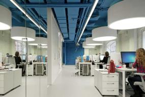 時尚辦公室隔斷墻裝修圖片