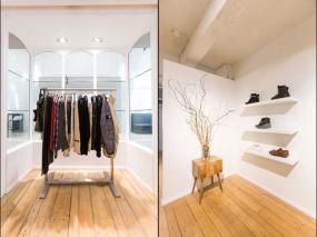 北歐風格男服裝店櫥窗陳列裝修效果圖片