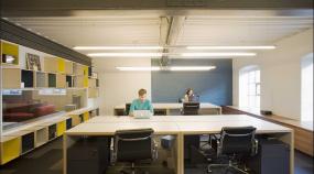 小型辦公室書(shū)架設(shè)計(jì)裝修效果圖