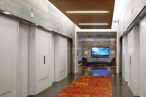 現(xiàn)代時(shí)尚簡(jiǎn)約風(fēng)格辦公室走道效果圖欣賞