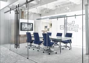 現(xiàn)代風(fēng)格會(huì)議室工裝裝修設(shè)計(jì)效果圖