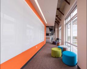 貿易公司辦公室設計裝修效果圖片