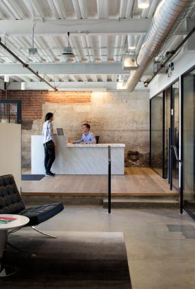 貿(mào)易公司前臺(tái)裝修設(shè)計(jì)效果圖片