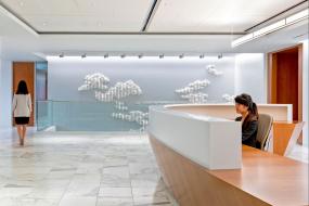 貿(mào)易公司前臺(tái)設(shè)計(jì)裝修效果圖片大全