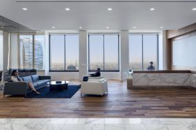 最新貿(mào)易公司前臺(tái)裝修設(shè)計(jì)效果圖