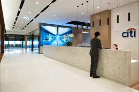 貿(mào)易公司前臺(tái)裝修實(shí)景圖片大全