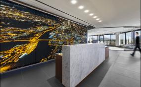 貿(mào)易公司前臺(tái)裝飾設(shè)計(jì)效果圖