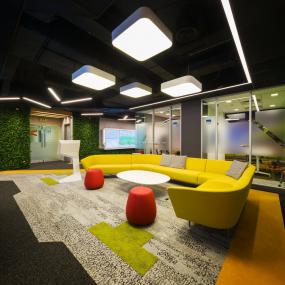 貿(mào)易公司前臺(tái)設(shè)計(jì)裝潢圖片