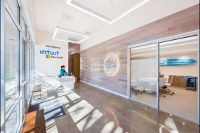 高檔貿(mào)易公司前臺裝修效果圖大全