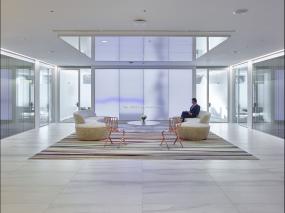 貿(mào)易公司前臺(tái)裝飾裝修圖片