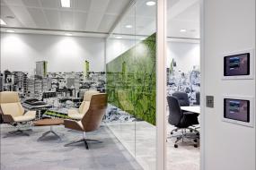 貿(mào)易公司玻璃隔斷裝修圖片大全