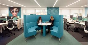 貿(mào)易公司吊頂裝修高清圖片