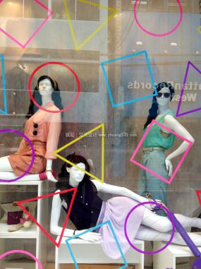 服裝店櫥窗裝修設計圖片