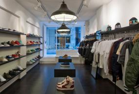 鞋帽店展柜裝飾效果圖片