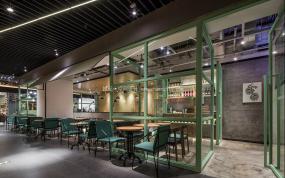 最新韓式甜品店裝飾實景圖