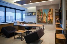 公司經(jīng)理辦公室效果圖