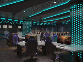 2019網(wǎng)咖裝修效果圖