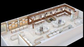 專業(yè)眼鏡店裝飾效果圖