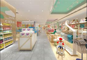 上海母嬰店裝飾效果圖片