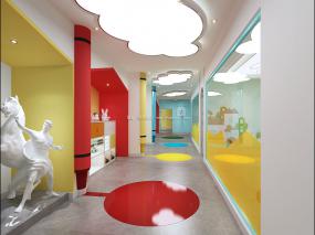 兒童培訓學校裝修實景圖片