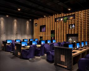 高檔網(wǎng)咖裝修圖片