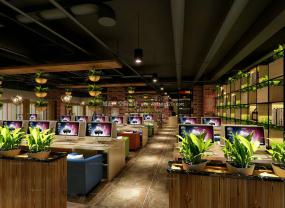 網(wǎng)咖裝修高清效果圖