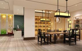 高檔養(yǎng)生館裝修效果圖