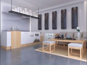 高檔培訓(xùn)學(xué)校裝修效果圖