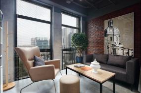 小辦公室室內(nèi)書(shū)架設(shè)計(jì)裝修案例圖片