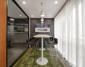 兩層挑空辦公樓裝修圖