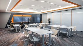 160平方復(fù)式辦公室裝修圖