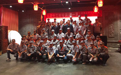 2019年標準化工地培訓合照留念！